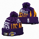 Los Angeles Lakers Team Logo Knit Hat YD (1),baseball caps,new era cap wholesale,wholesale hats